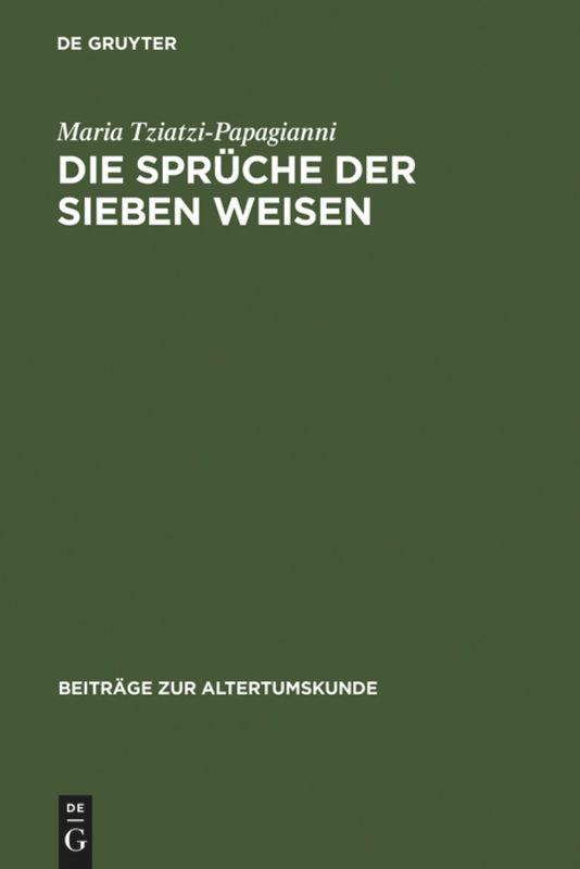 Die Sprüche der sieben Weisen