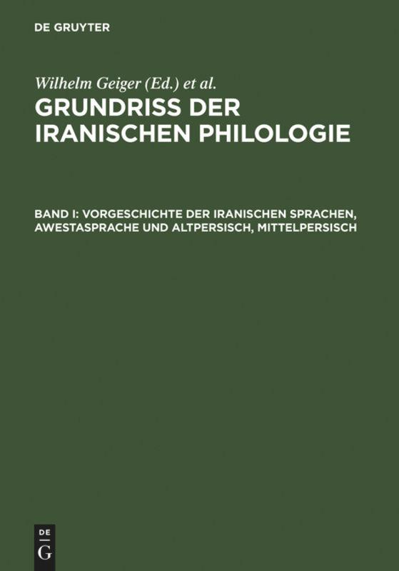 Vorgeschichte der iranischen Sprachen, Awestasprache und Altpersisch, Mittelpersisch