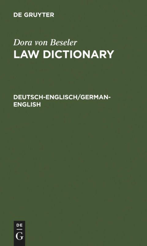 Deutsch-Englisch/German-English