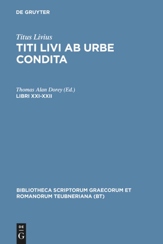 Libri XXI-XXII