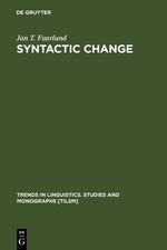 Syntactic Change