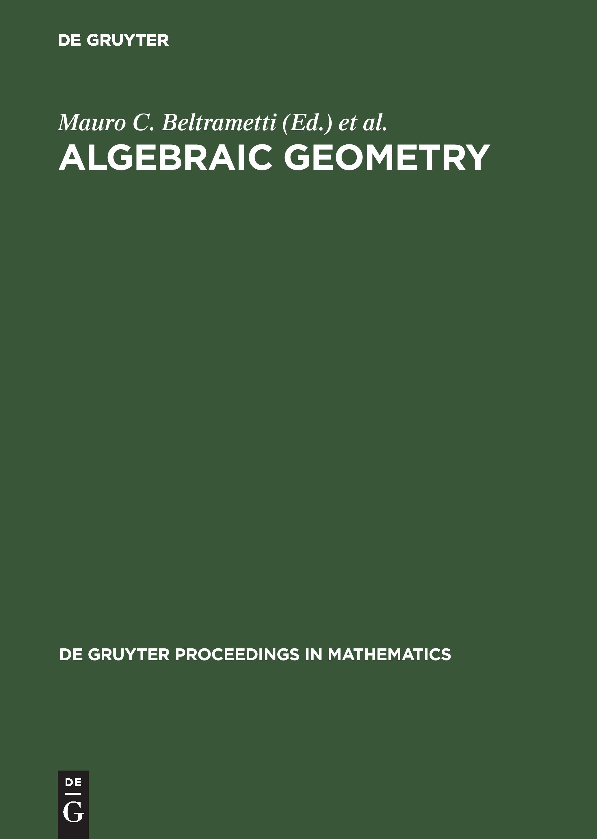 Algebraic Geometry