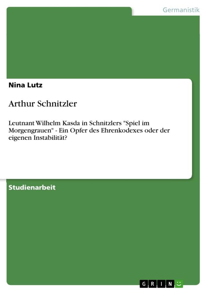 Arthur Schnitzler