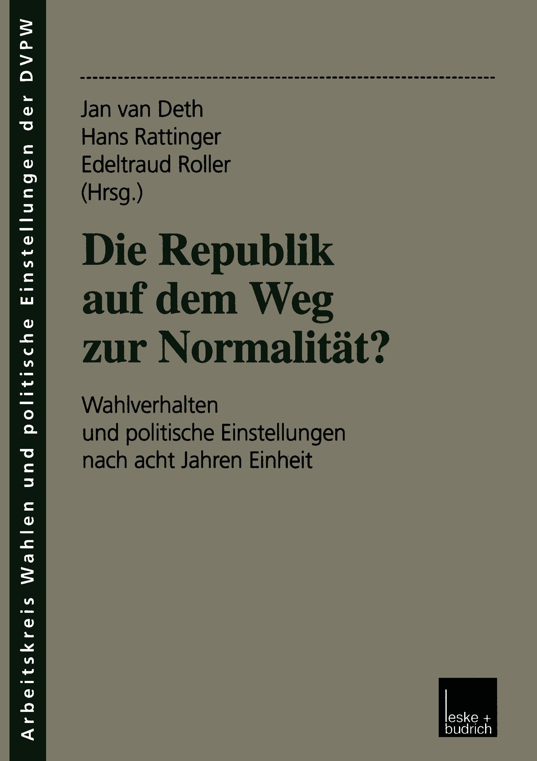 Die Republik auf dem Weg zur Normalität?