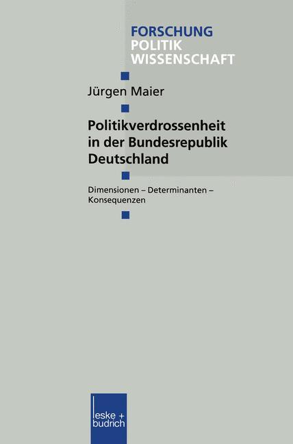 Politikverdrossenheit in der Bundesrepublik Deutschland