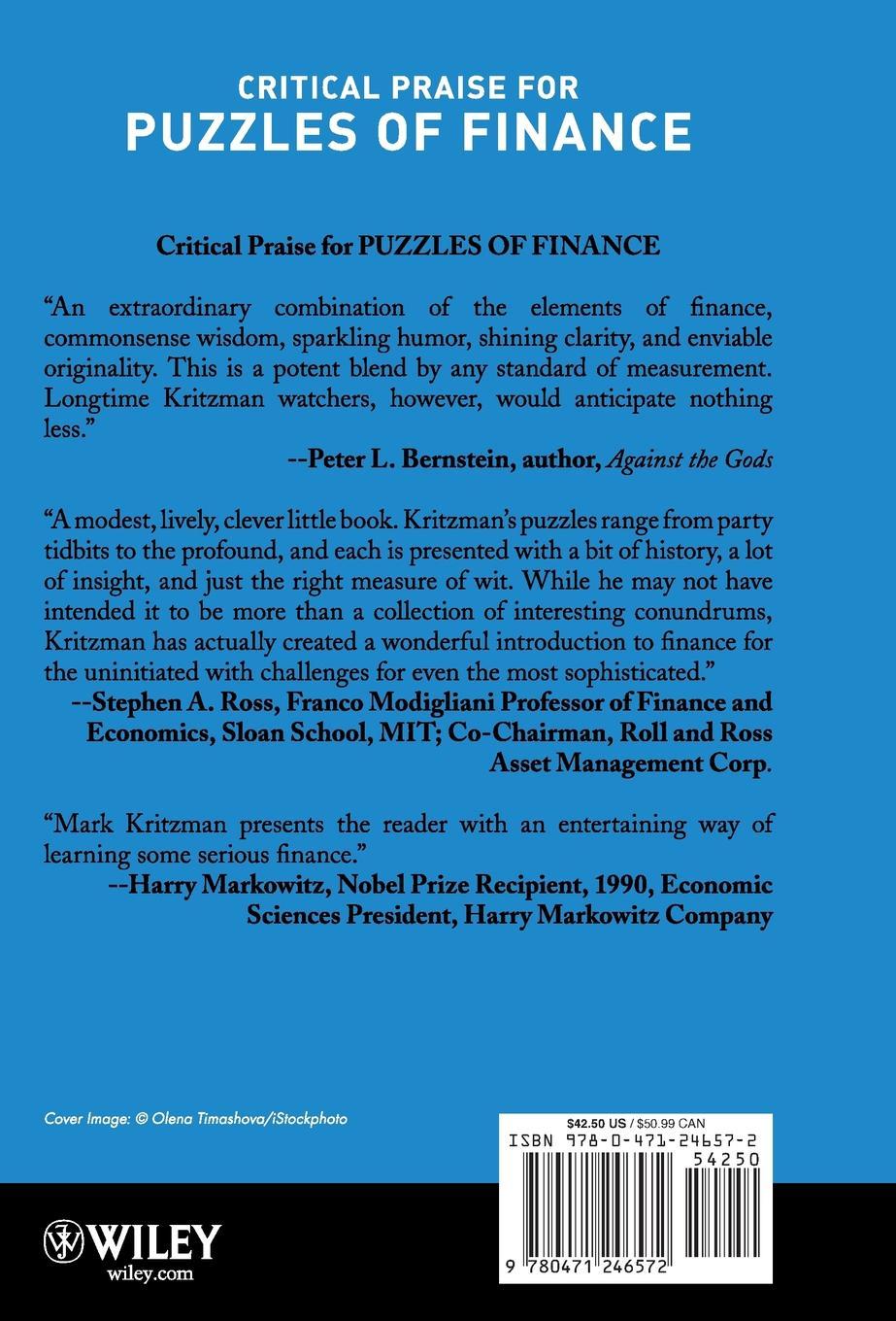 Puzzles of Finance