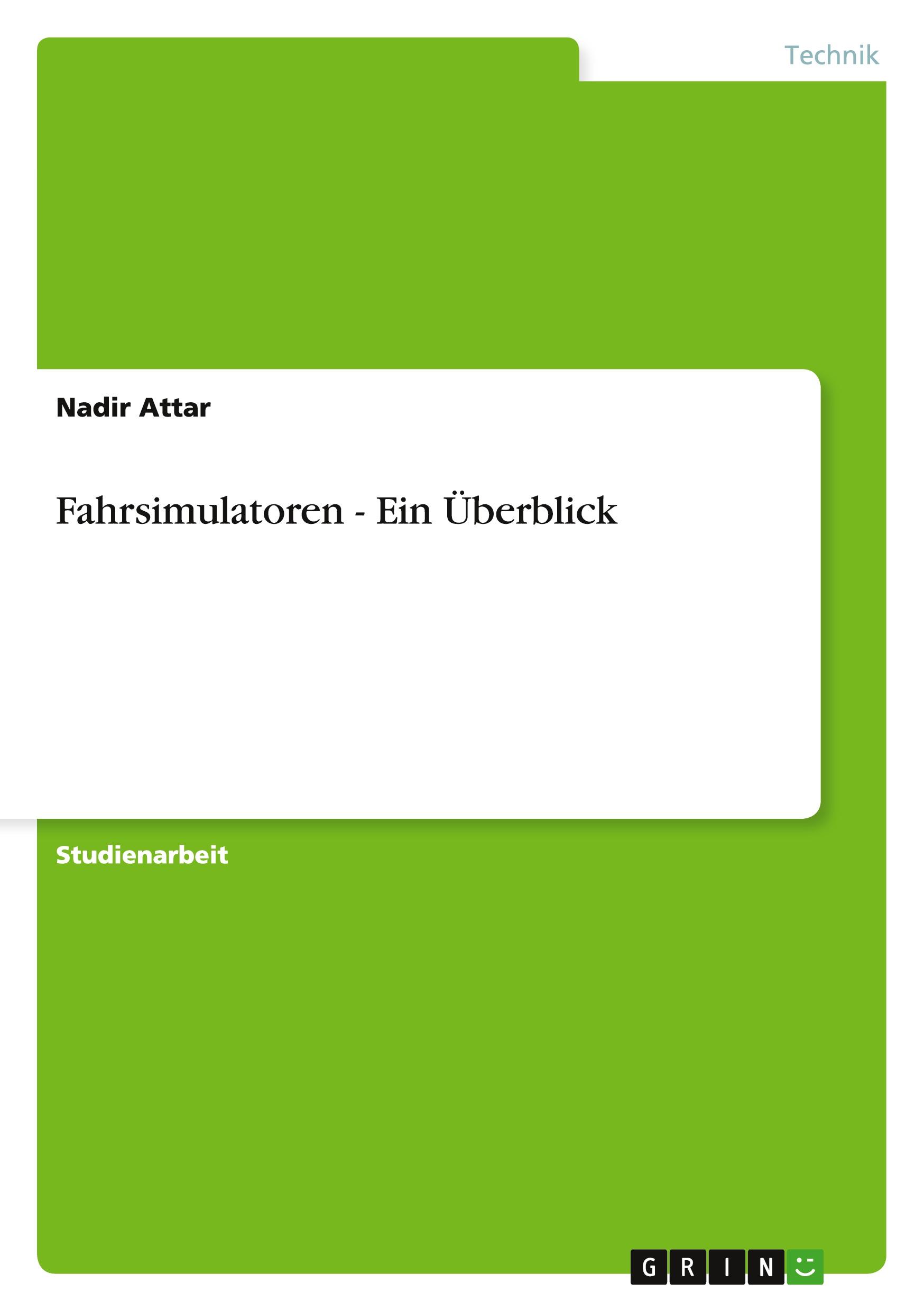 Fahrsimulatoren - Ein Überblick