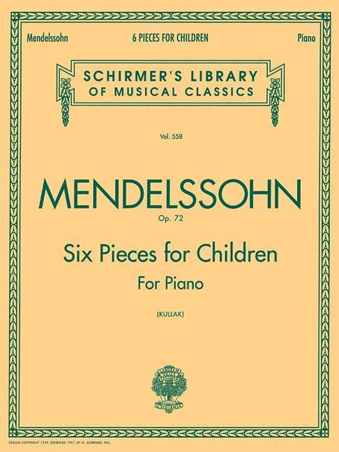 6 Pieces for Children, Op. 72