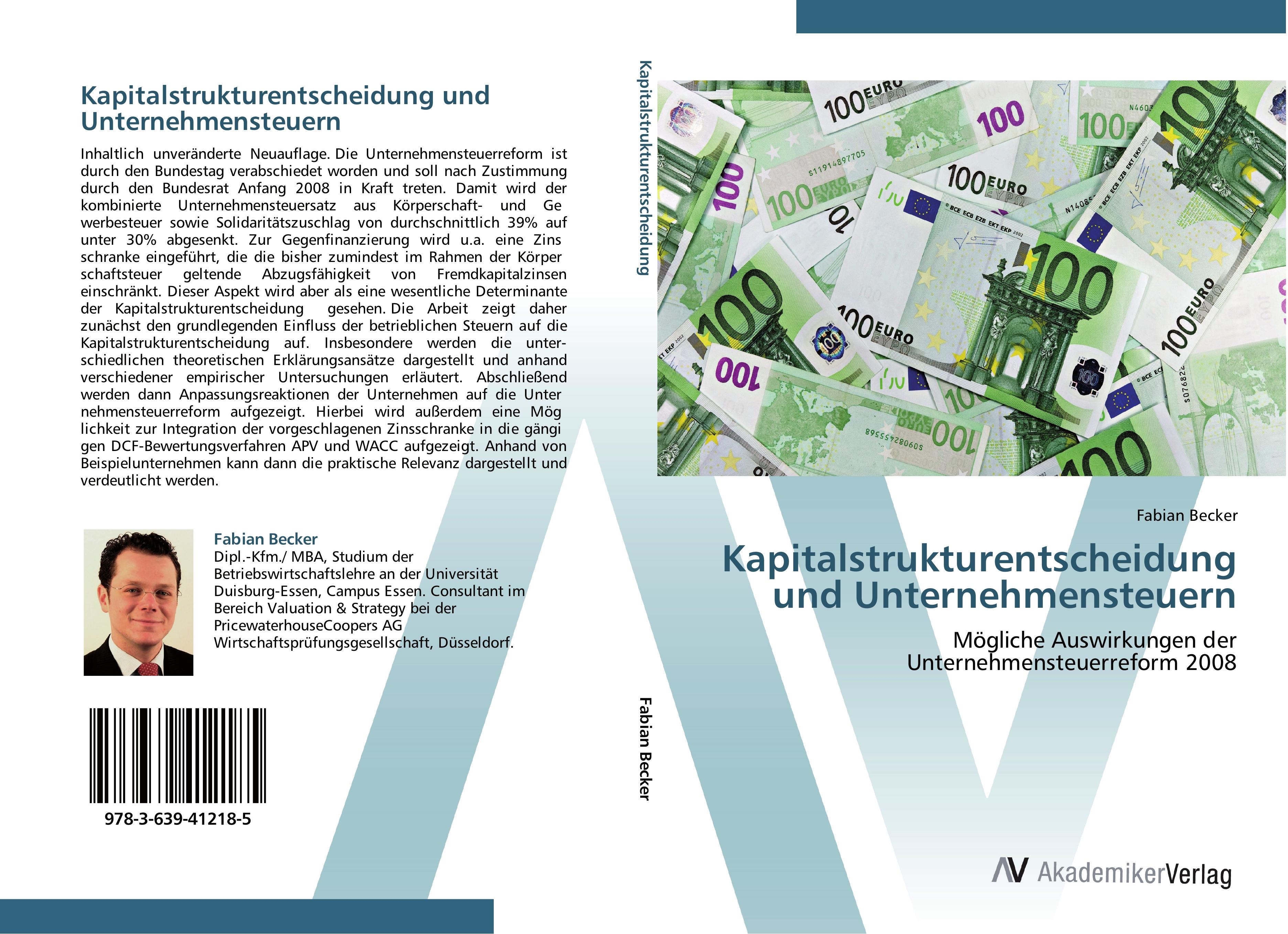 Kapitalstrukturentscheidung und Unternehmensteuern