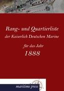 Rang- und Quartierliste der Kaiserlich Deutschen Marine für das Jahr 1888