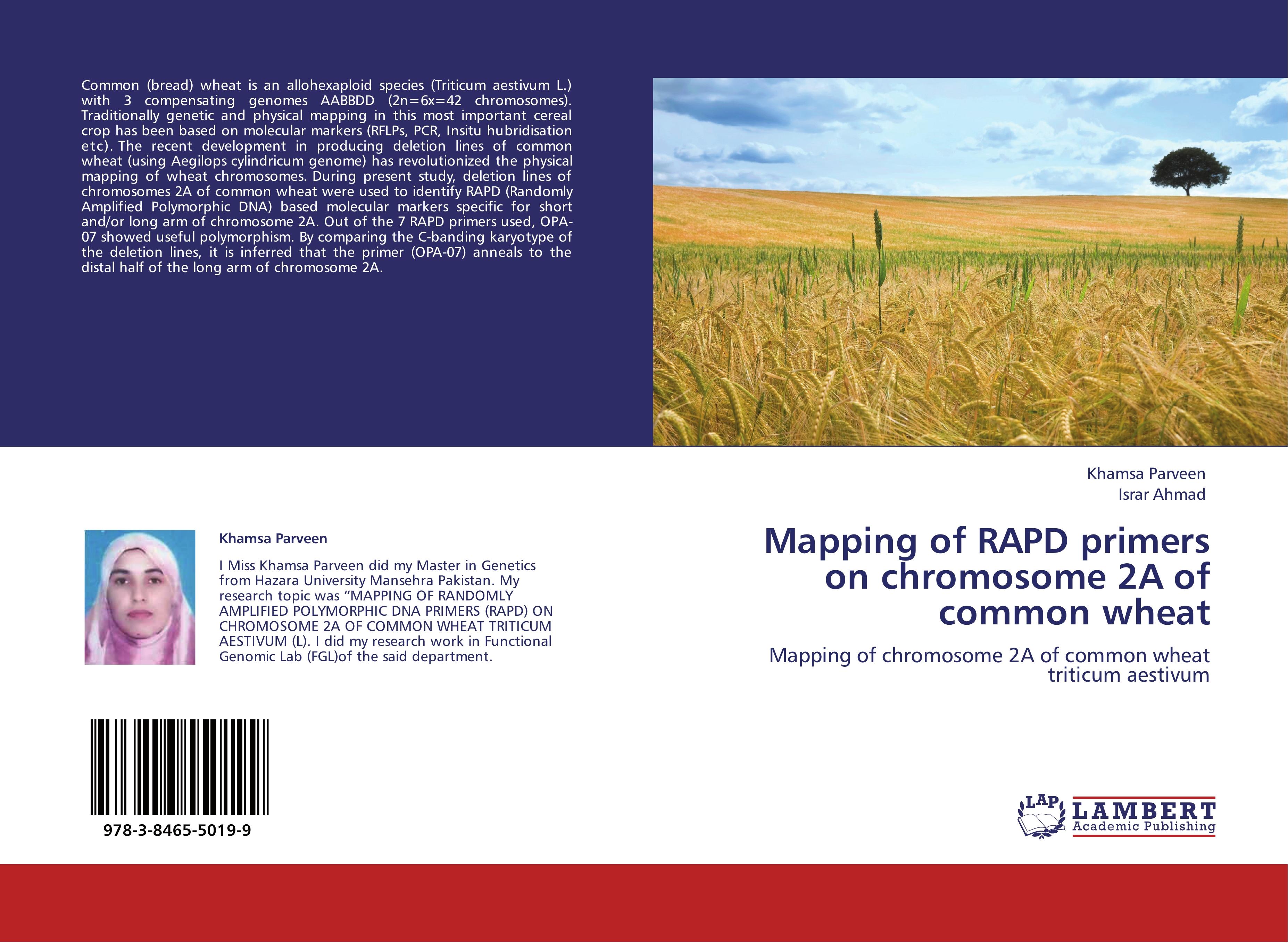 Mapping of RAPD primers on chromosome 2A of common wheat