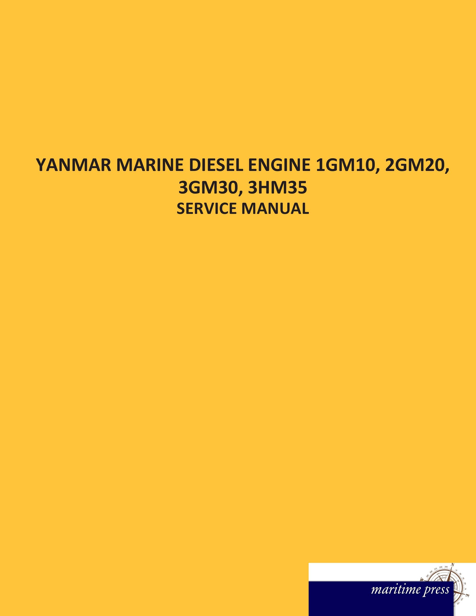 YANMAR MARINE DIESEL ENGINE 1GM10, 2GM20, 3GM30, 3HM35