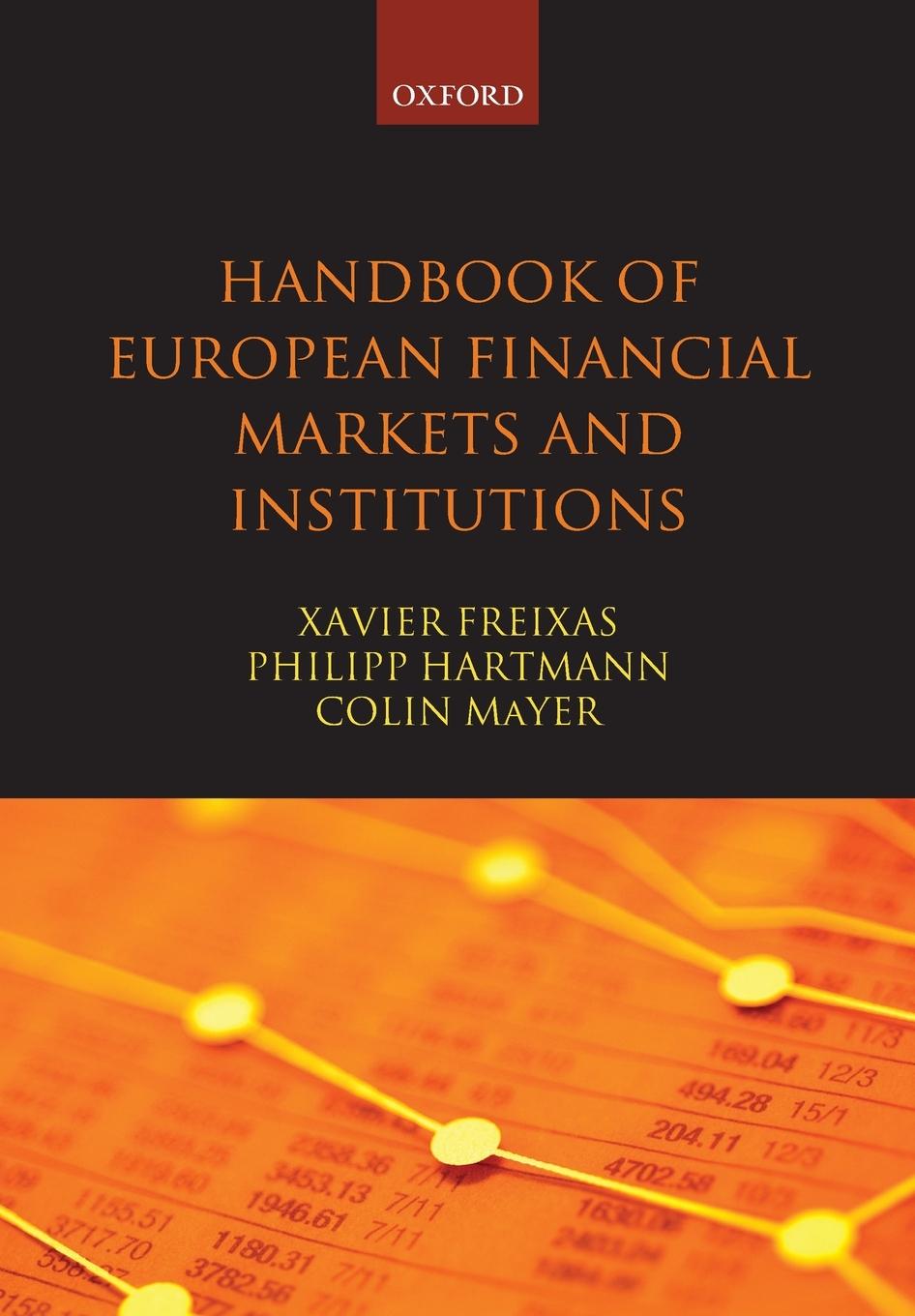 Handbook of European Financial Markets and Institutions