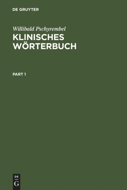 Klinisches Wörterbuch