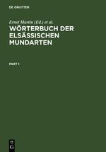 Wörterbuch der elsässischen Mundarten