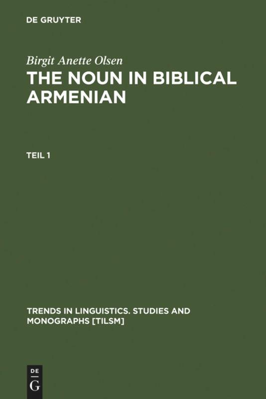 The Noun in Biblical Armenian