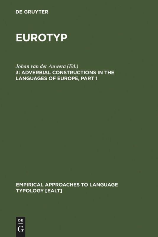 Adverbial Constructions in the Languages of Europe