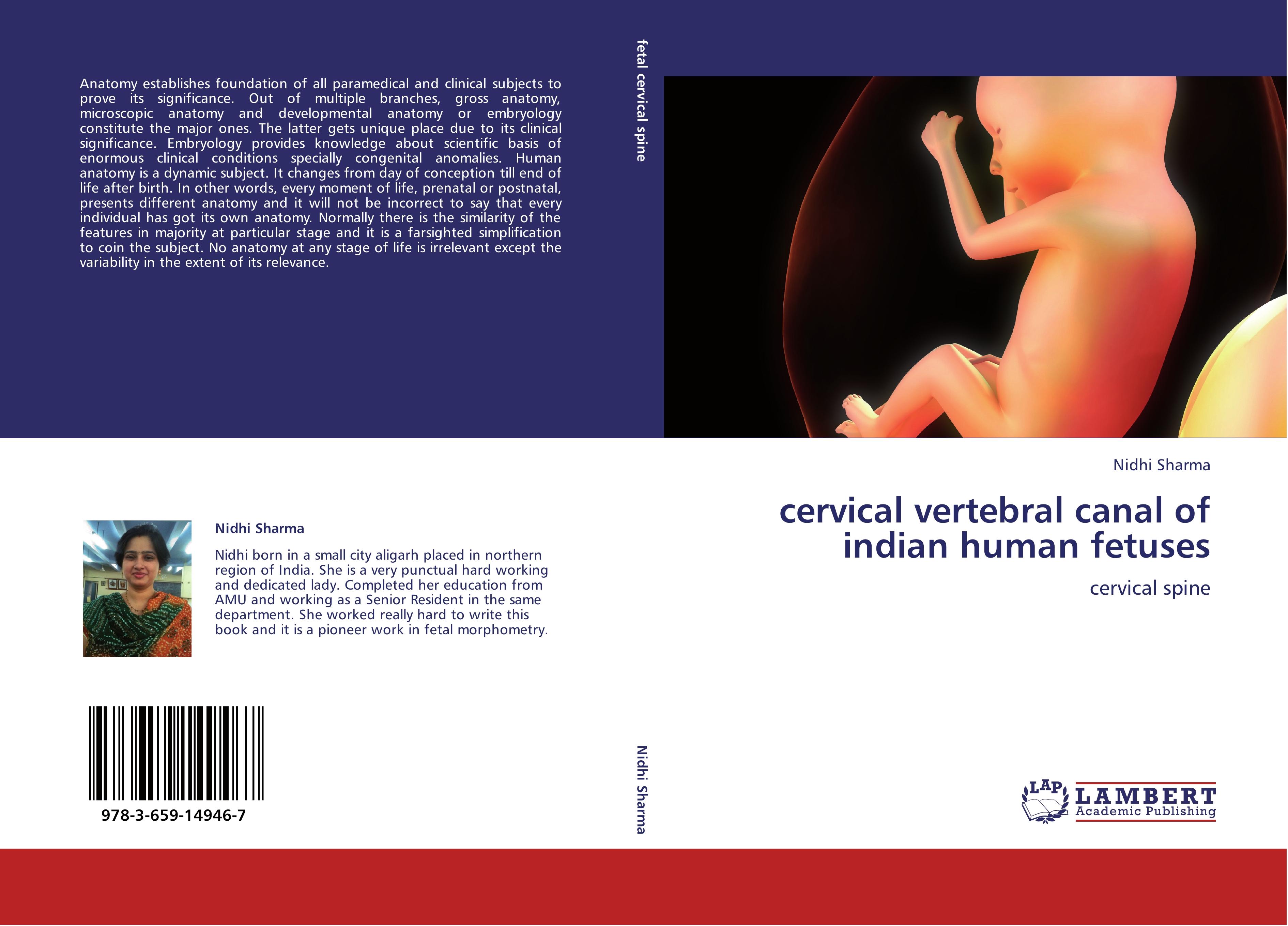 cervical vertebral canal of indian human fetuses