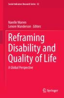 Reframing Disability and Quality of Life