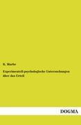 Experimentell-psychologische Untersuchungen über das Urteil