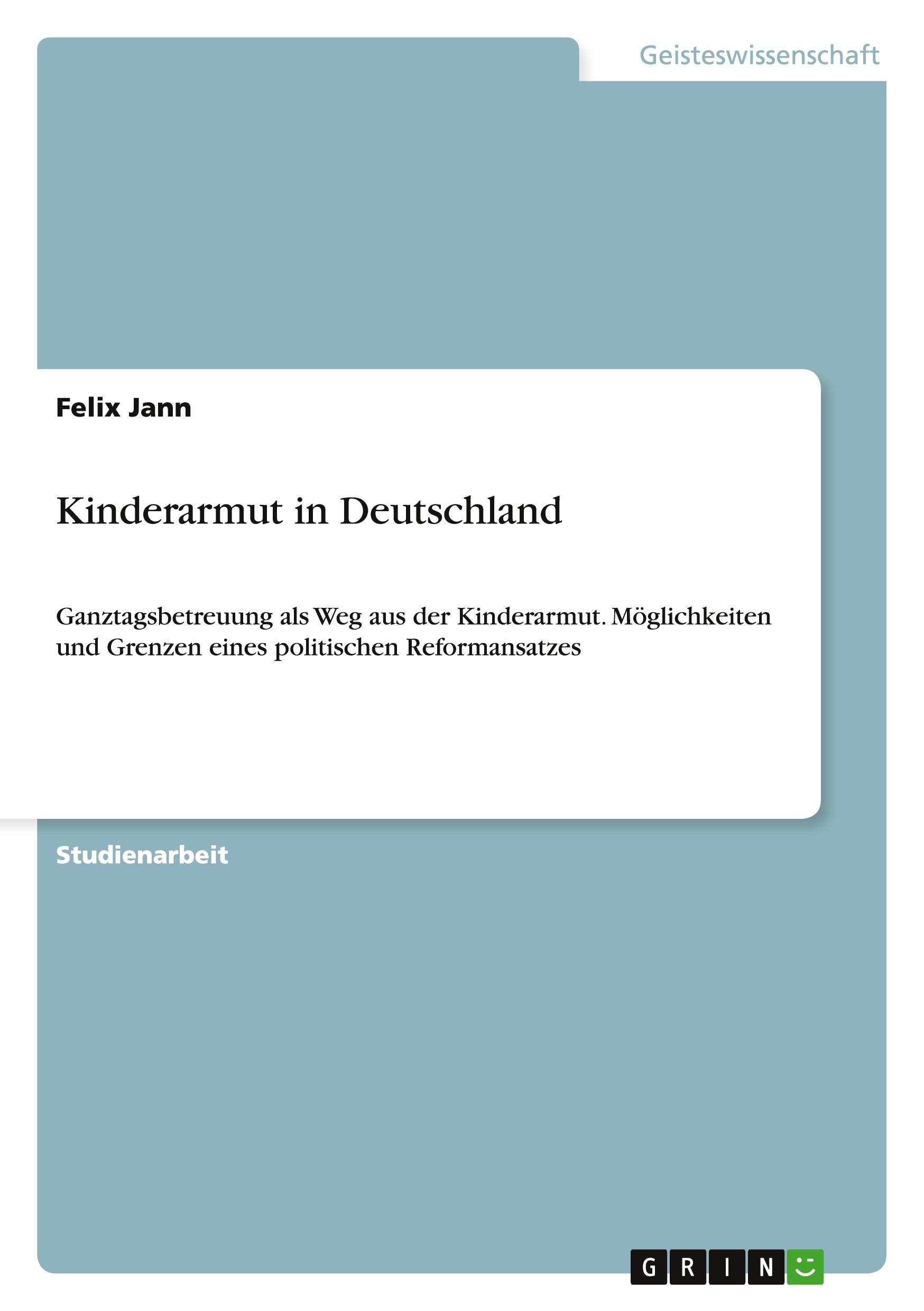 Kinderarmut in Deutschland