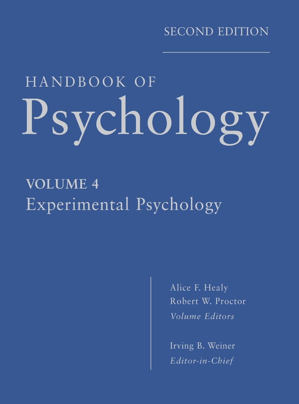 Handbook of Psychology, Experimental Psychology