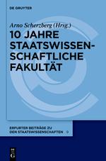 10 Jahre Staatswissenschaftliche Fakultät