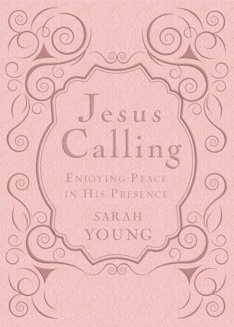 Jesus Calling, Pink Leathersoft, with Scripture References