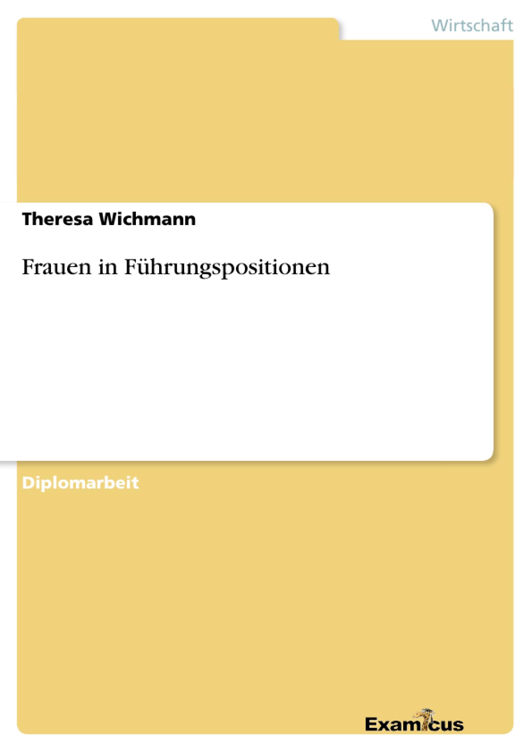 Frauen in Führungspositionen