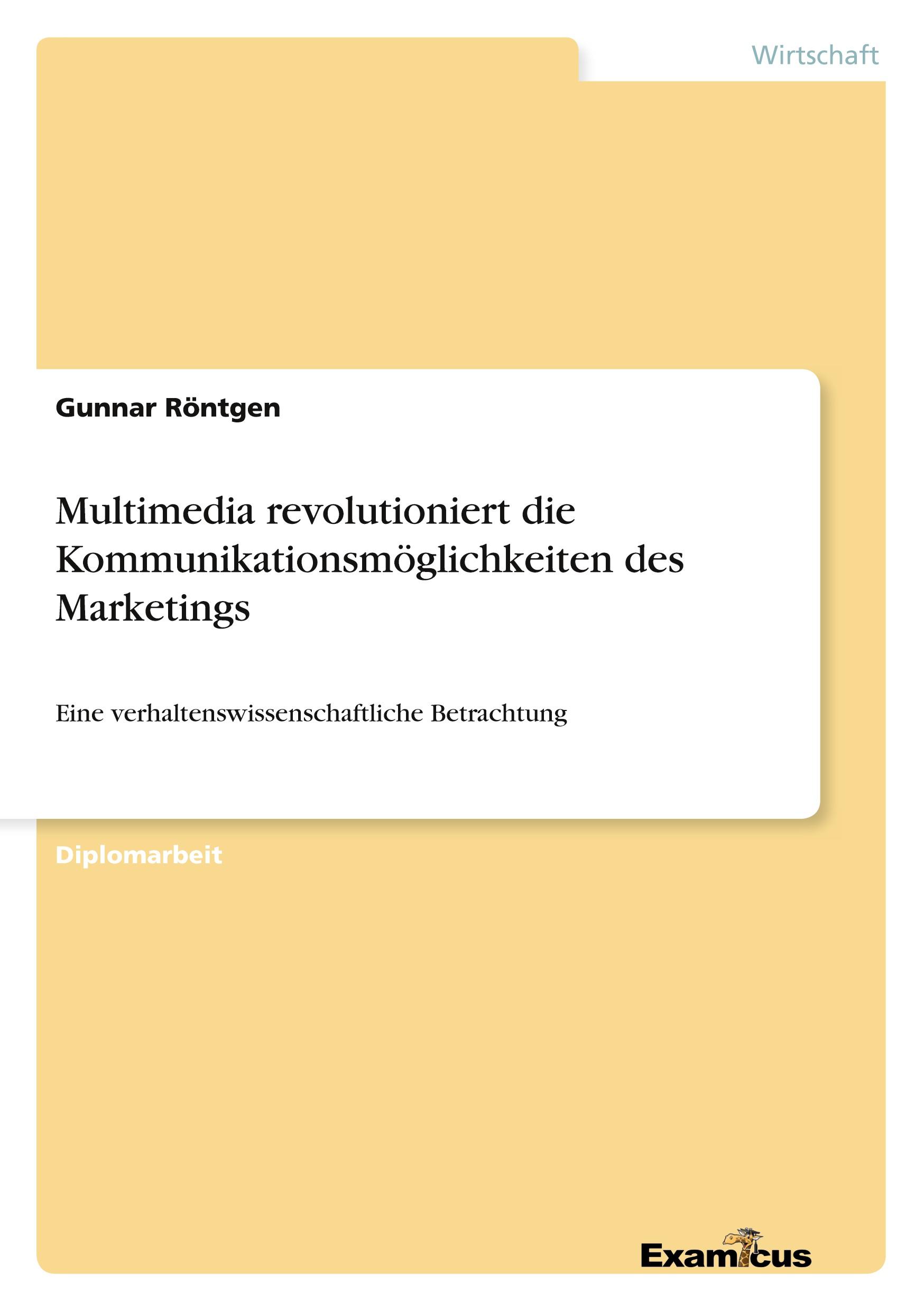 Multimedia revolutioniert die Kommunikationsmöglichkeiten des Marketings