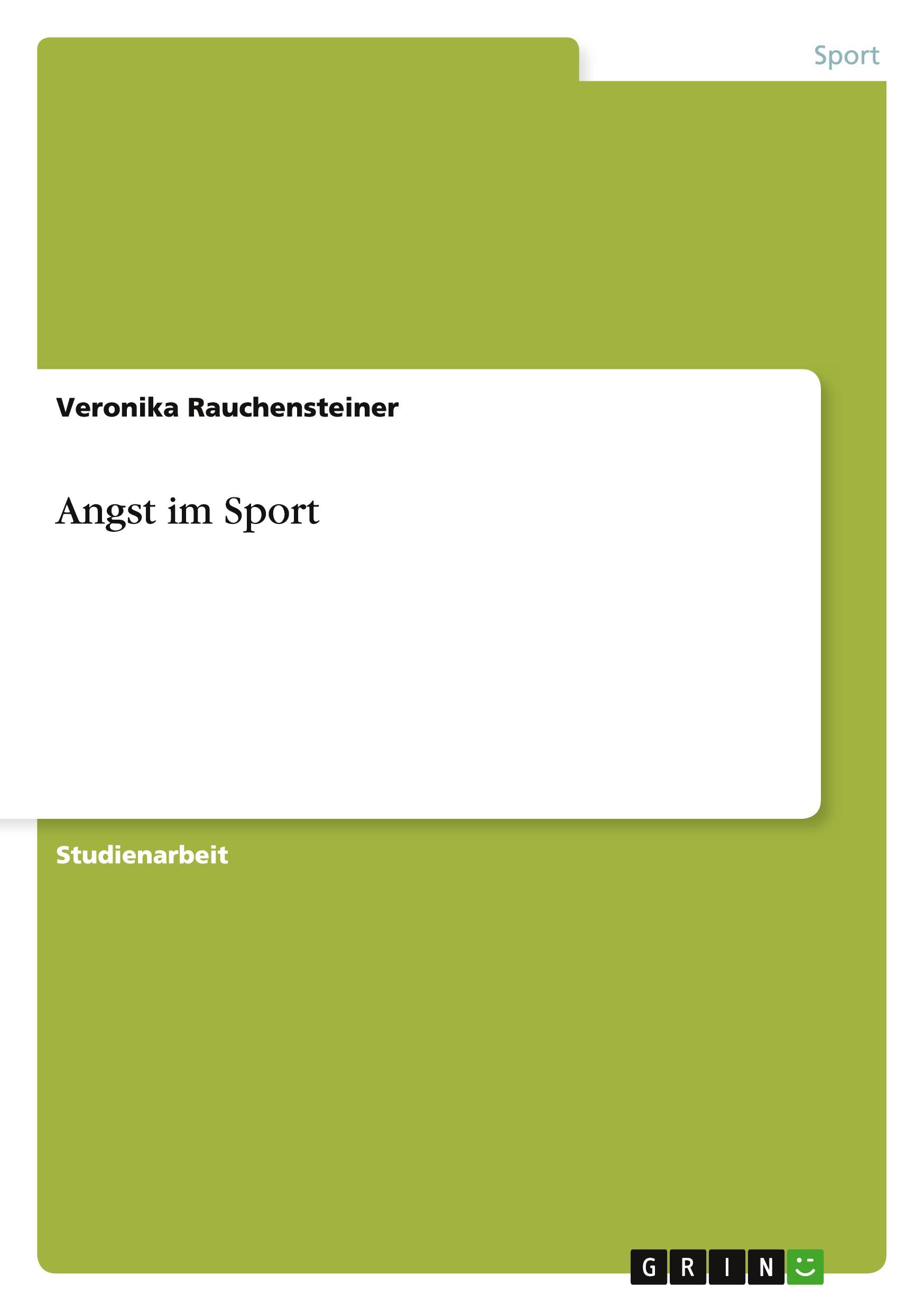 Angst im Sport