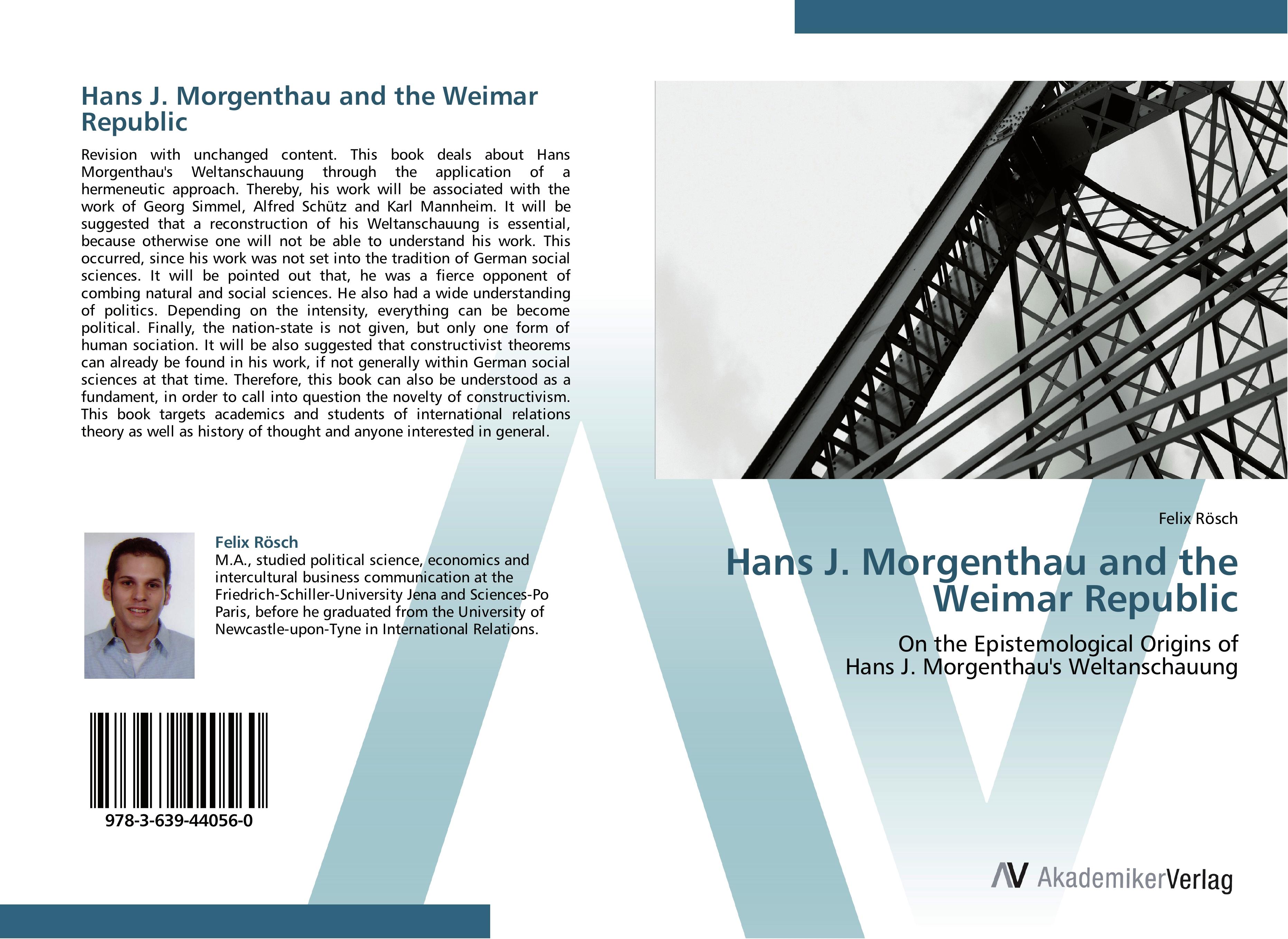 Hans J. Morgenthau and the Weimar Republic