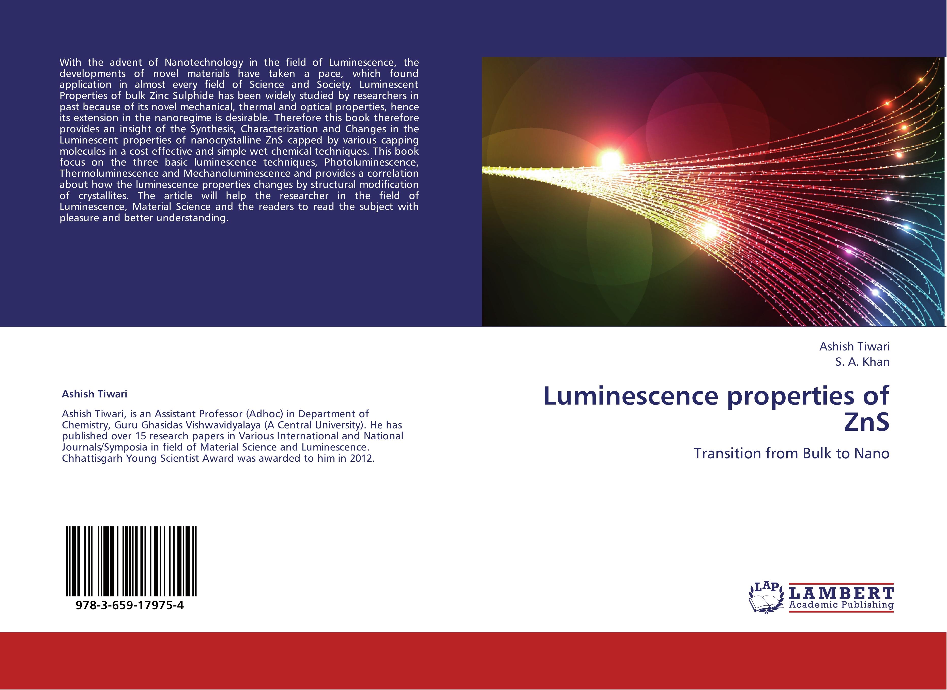 Luminescence properties of ZnS