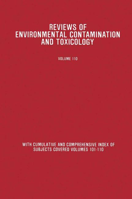 Reviews of Environmental Contamination and Toxicology