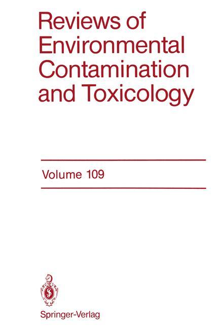 Reviews of Environmental Contamination and Toxicology