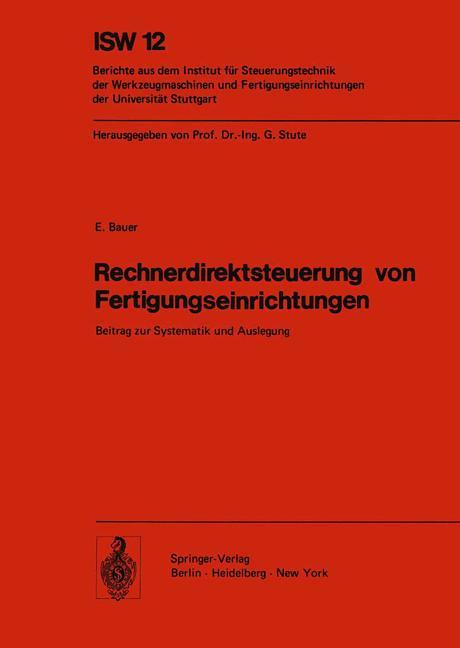 Rechnerdirektsteuerung von Fertigungseinrichtungen