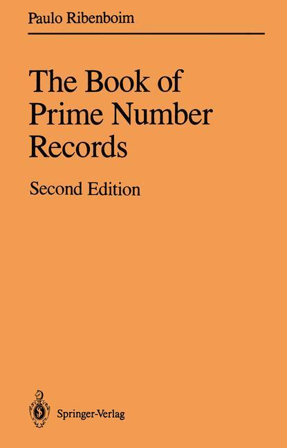 The Book of Prime Number Records