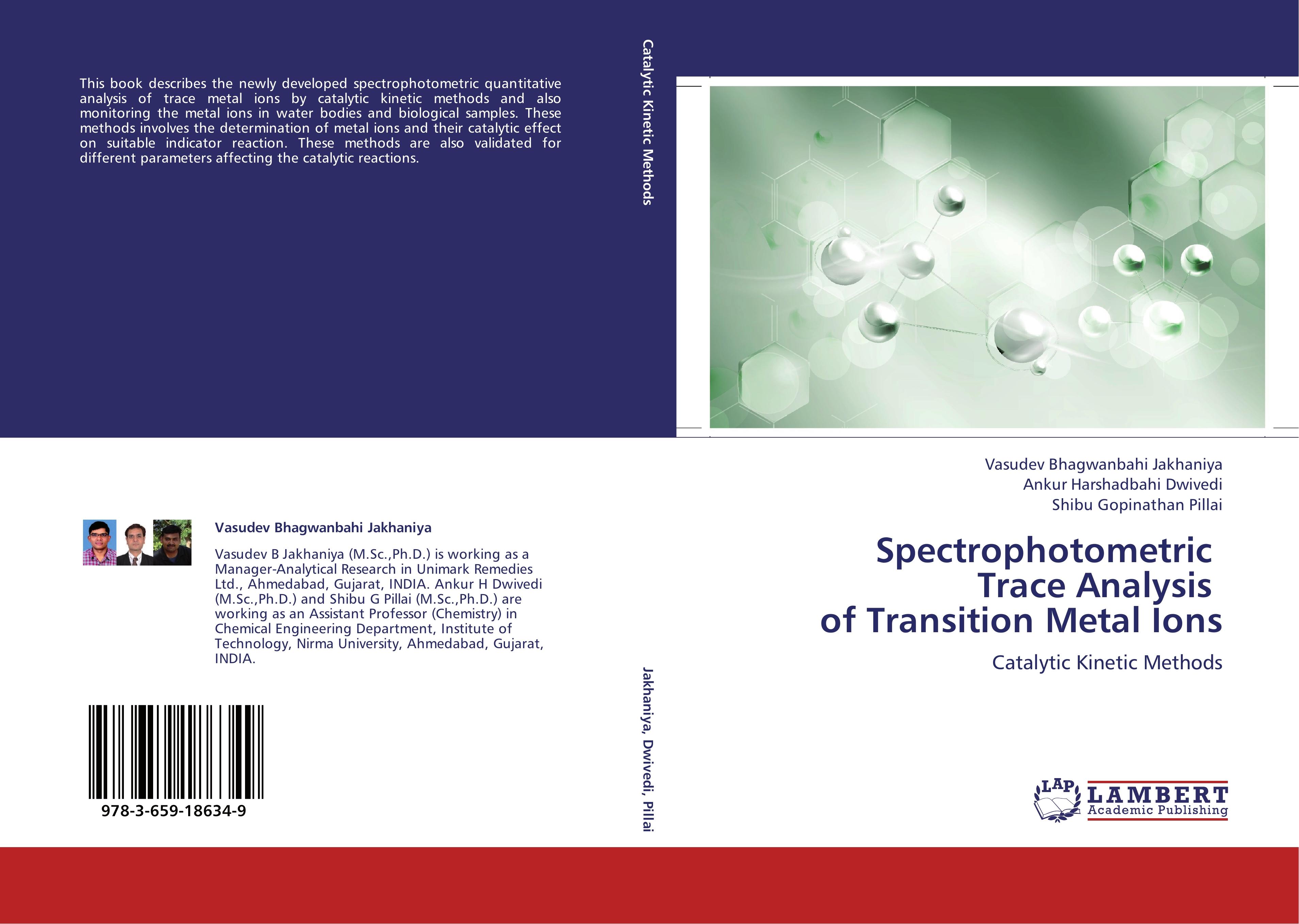 Spectrophotometric   Trace Analysis   of Transition Metal Ions