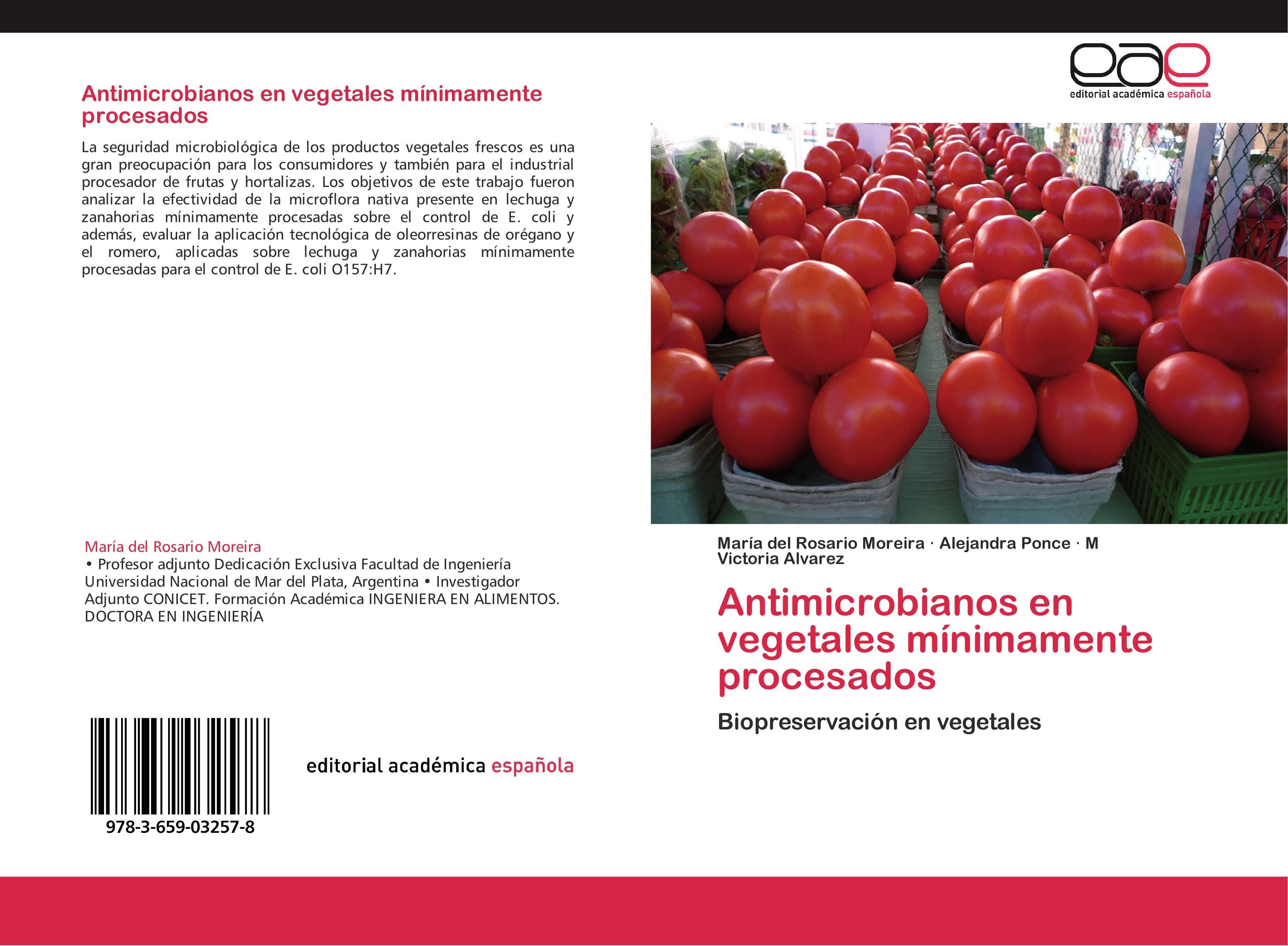 Antimicrobianos en vegetales mínimamente procesados