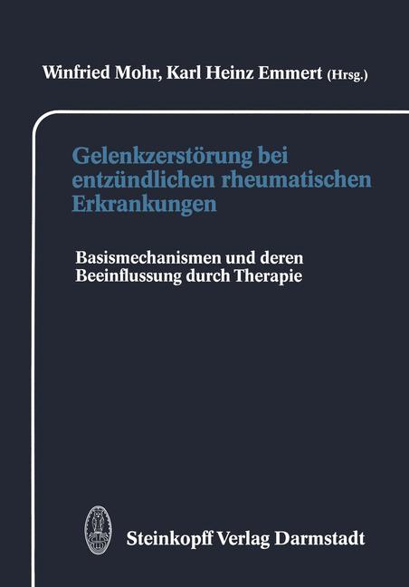 Gelenkzerstörung bei entzündlichen rheumatischen Erkrankungen