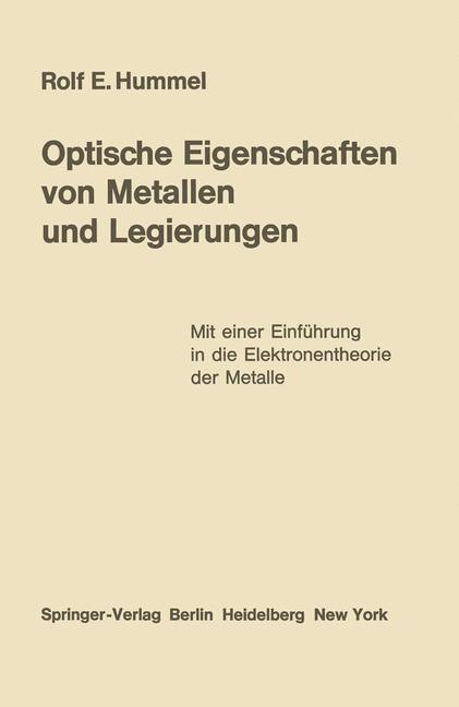 Optische Eigenschaften von Metallen und Legierungen