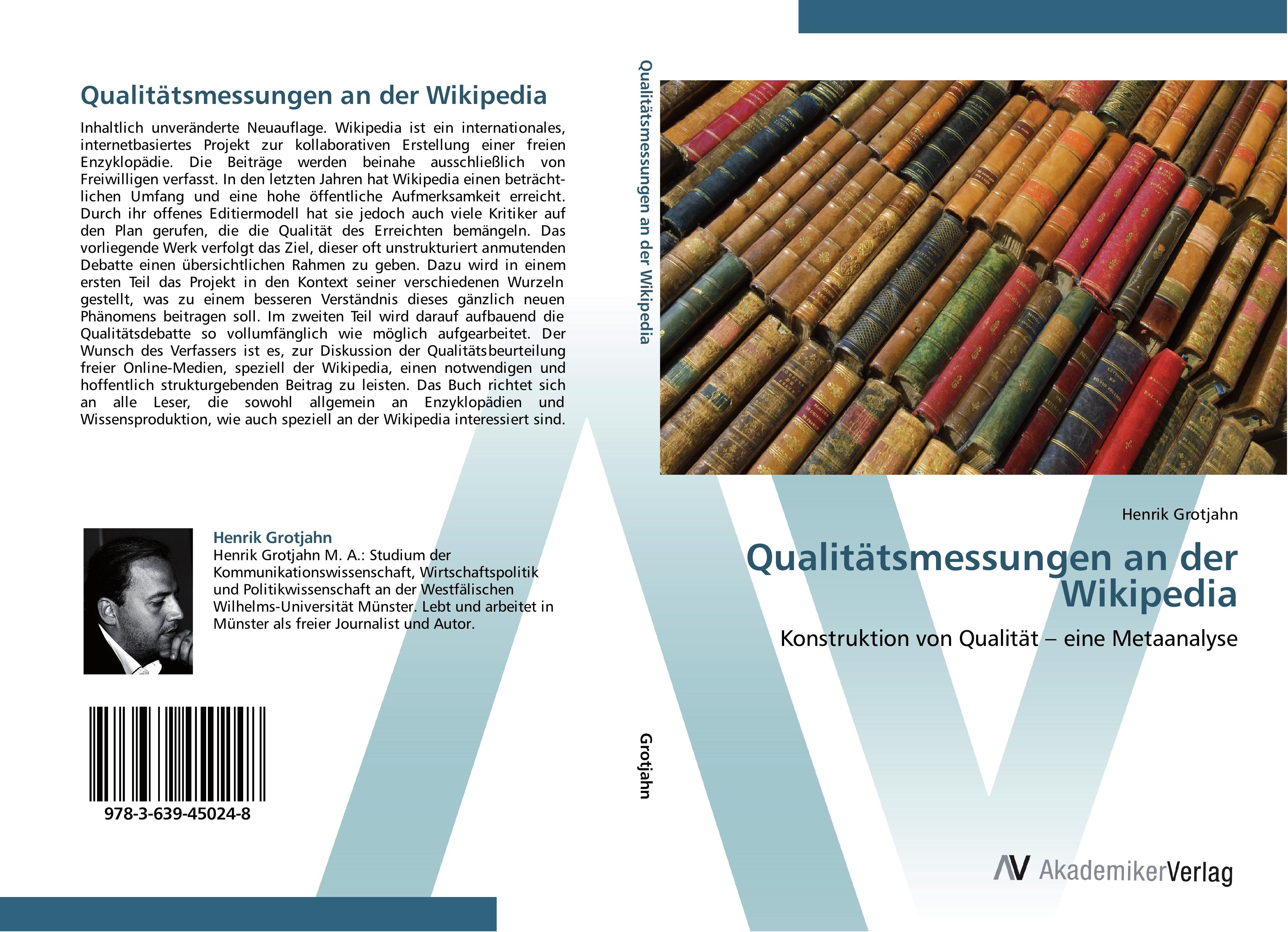 Qualitätsmessungen an der Wikipedia