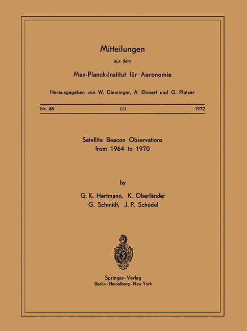 Satellite Beacons Observations from 1964 to 1970