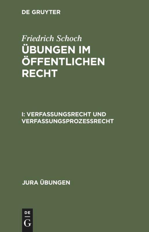 Verfassungsrecht und Verfassungsprozeßrecht