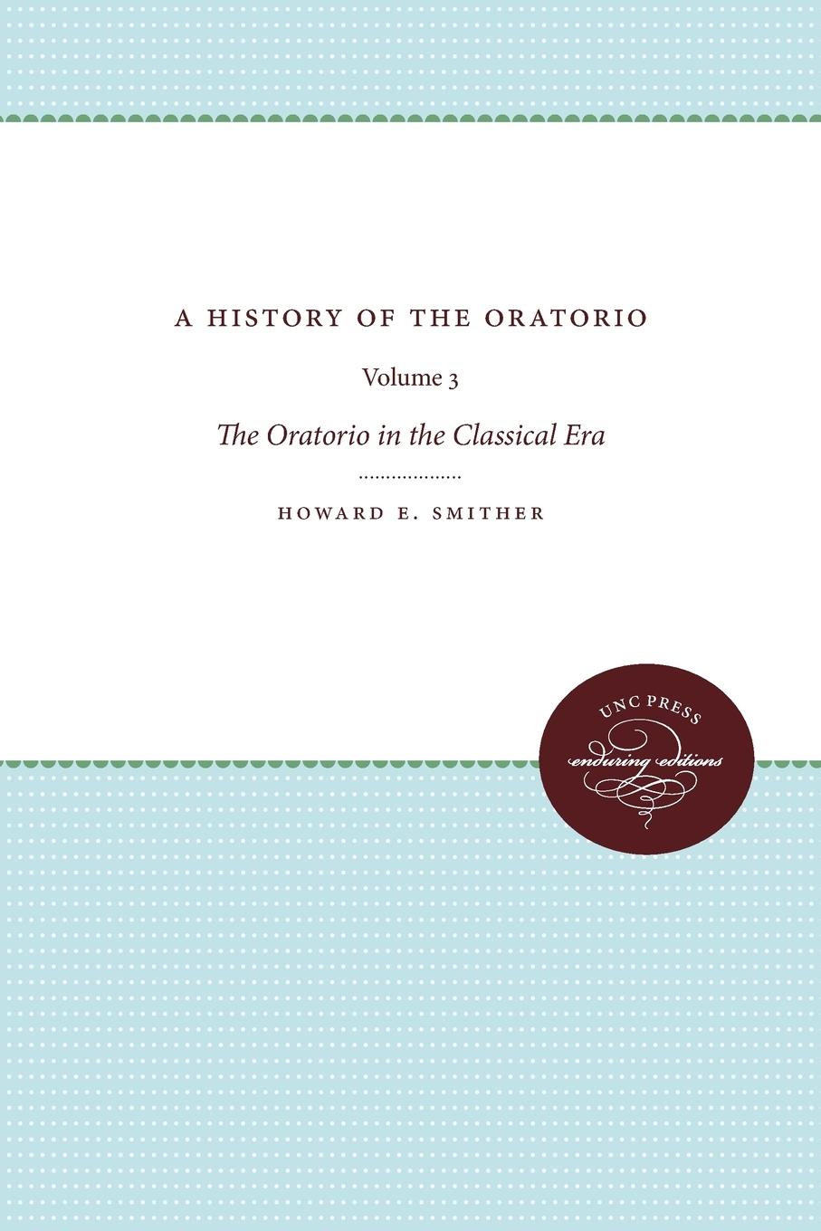 A History of the Oratorio