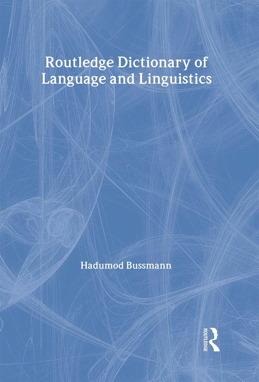 Routledge Dictionary of Language and Linguistics