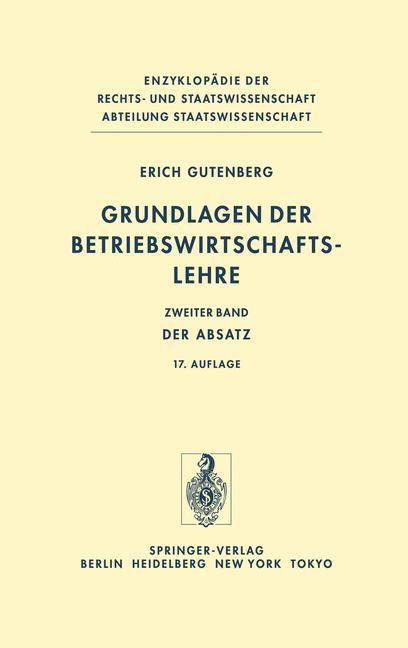 Grundlagen der Betriebswirtschaftslehre