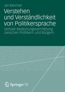 Verstehen und Verständlichkeit von Politikersprache