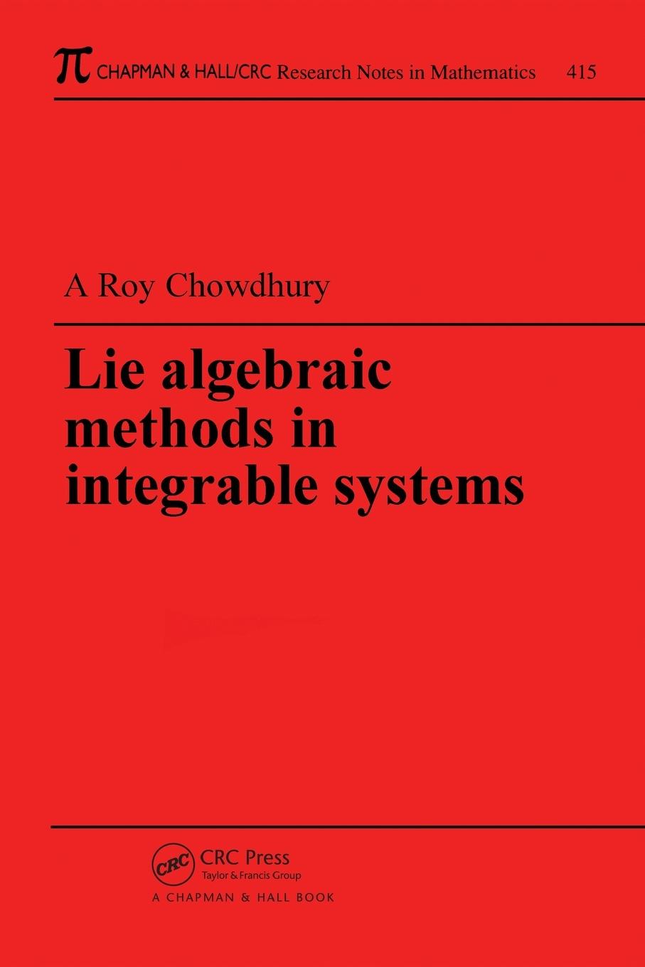 Lie Algebraic Methods in Integrable Systems