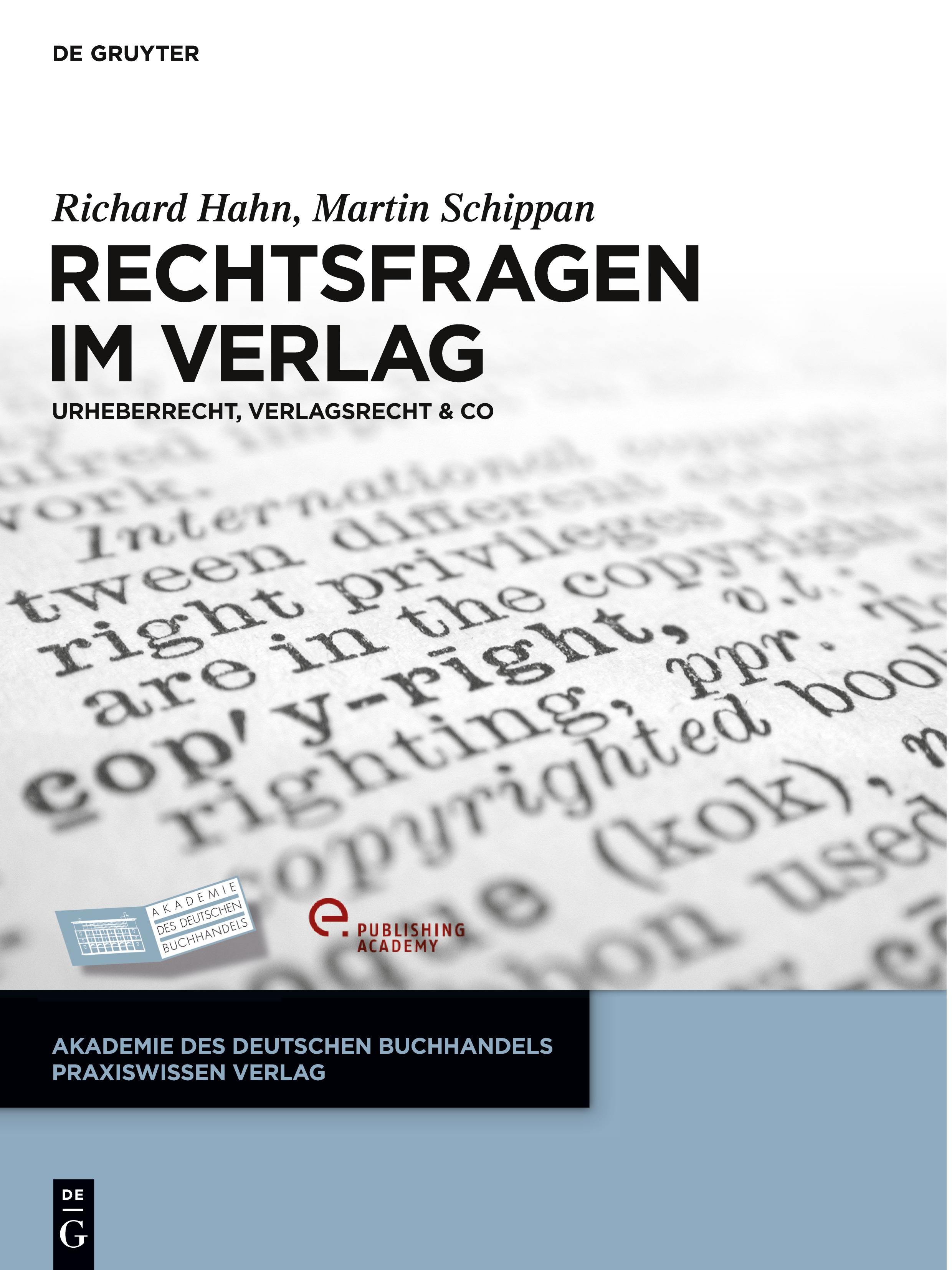 Rechtsfragen im Verlag